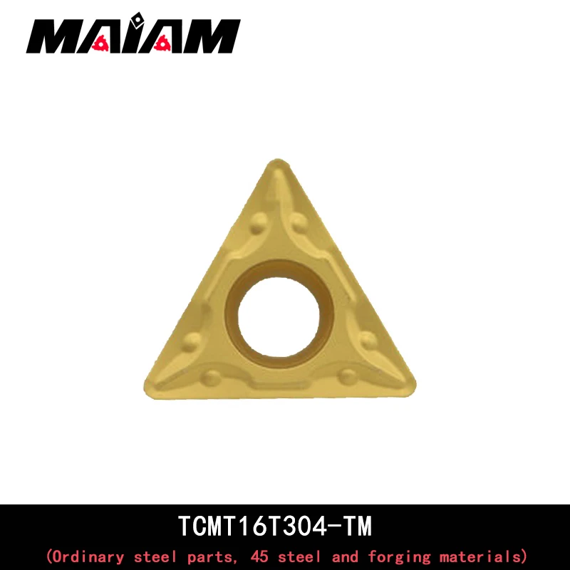 TCMT inserto triangolare TCMT1102 TCMT110204 TCMT110208 TCMT16T3 TCMT16T304 TCMT16T308 TM inserto In Metallo Duro per acciaio Ordinario parti