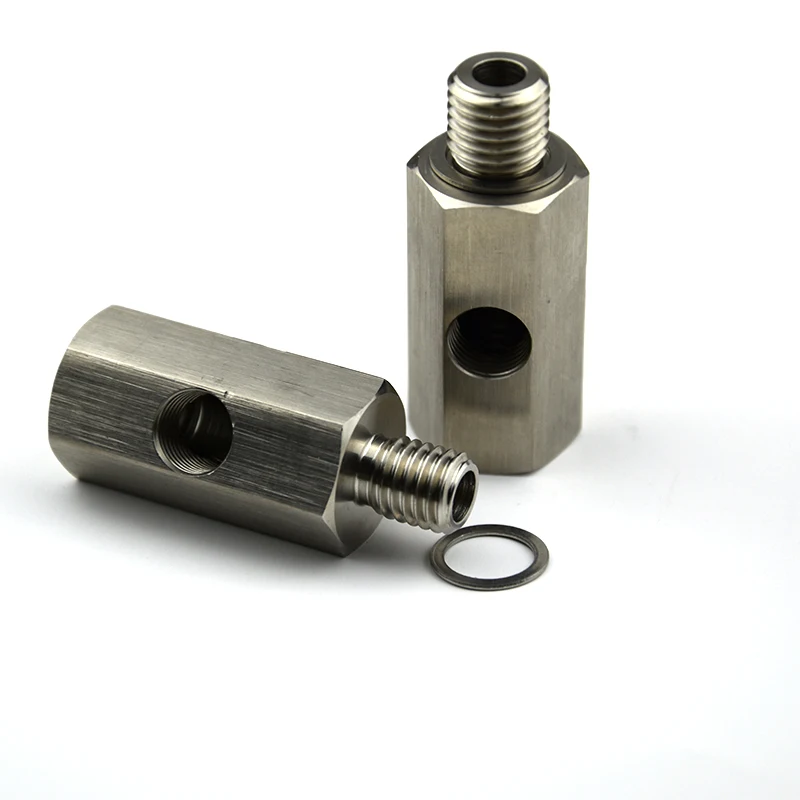 Nuevo Adaptador de conector de Sensor de presión de aceite 1/8NPT, adaptador NPT, medidor de línea de alimentación Turbo