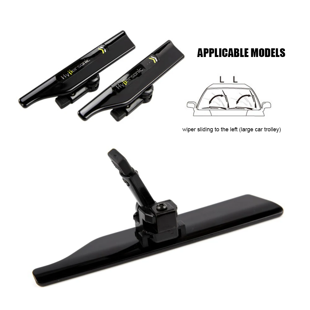 2 Pcs Hypersonic Universal Car Wiper Stand Windshield Wiper Wing Windshield Wiper Blade Spoiler Mate Wing Auto Car Tool Everyday