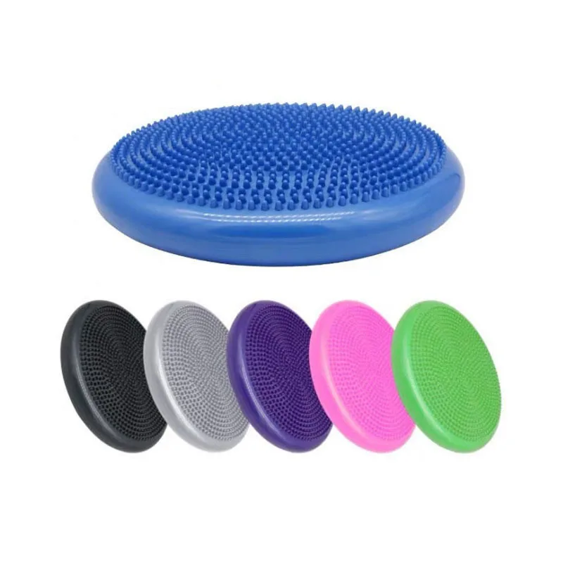 Yoga Balls Massage Pad Inflatable Stability Wobble Balance Disc Cushion Mat Fitness Exercise Training ball