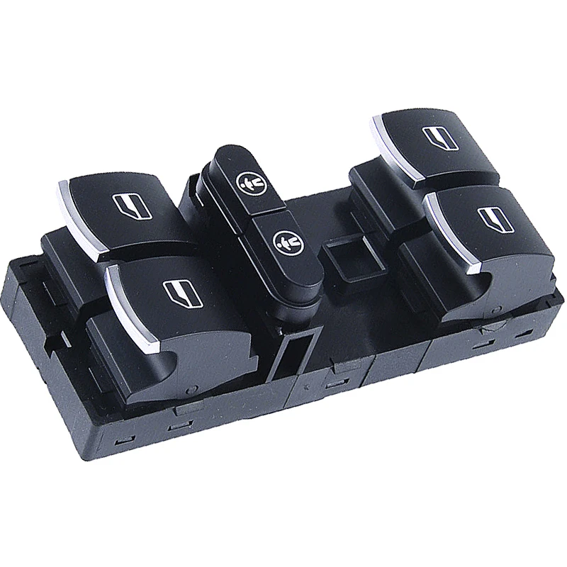 7P6959857 Chrome Master Power Window Switch Button for VW Touareg Touran Sharan 2010-2018