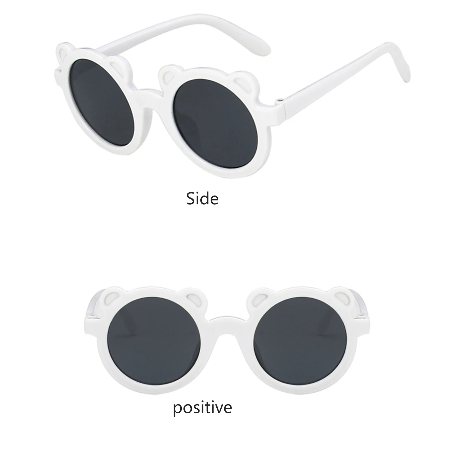 

Children Sunglasses, Round Frame Sunglasses for Boys and Girls, White/ Black/ Blue/ Brown/ Green/ Apricot/ Coffee