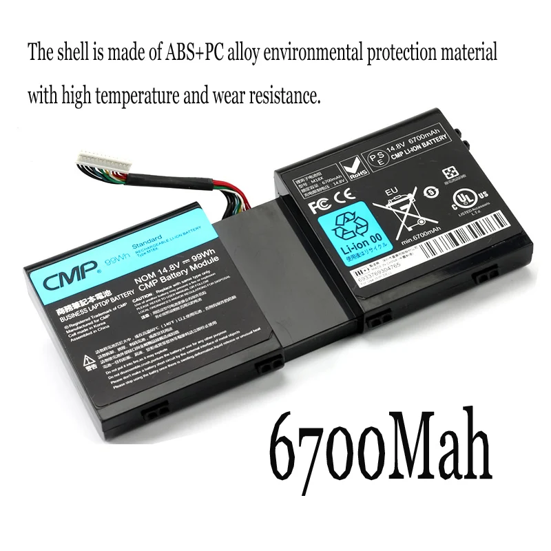

1PC New Laptop Battery Internal For Dell Alienwaer M18X R3 17 2F8K3 M17X R5