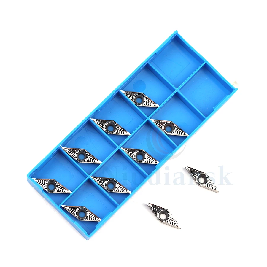 Portaherramientas de torneado externo SVJBR2020K11 SVJBL CNC, insertos de carburo VBGT1103, 1 pieza, SVJBR1212H11 SVJBR1616H11, juego de herramientas de torno, 10 Uds.
