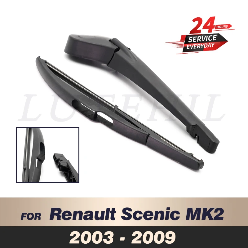 

Wiper 10" Rear Wiper Blade & Arm Set Kit For Renault Scenic 2 / Grand Scenic MK 2 Windshield Windscreen 2003-2009 2004 2005 2006