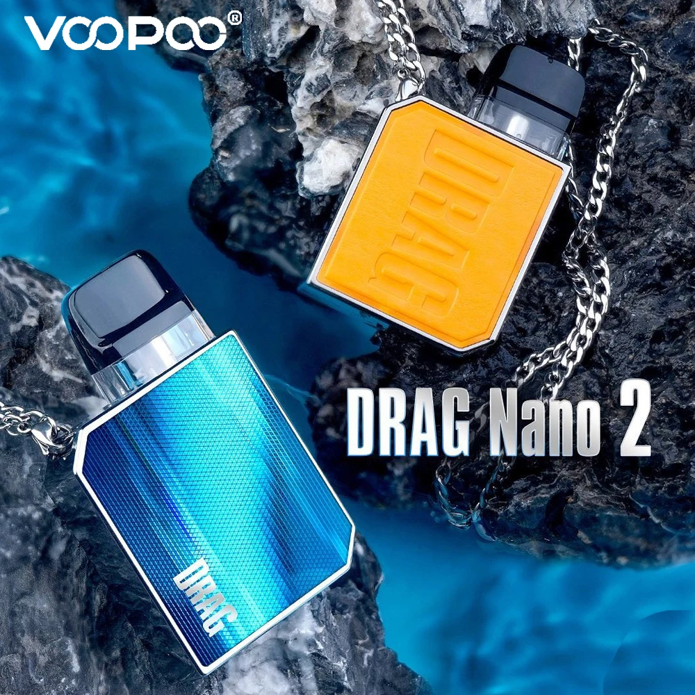 Oficjalny zestaw VOOPOO Drag Nano 2 Pod 20 W 2 ml 0,8 oma 1,2 oma Top-Fill Pod Cartridge 800 mAh Bateria Vape Pod E-Cigarette Vaporizer