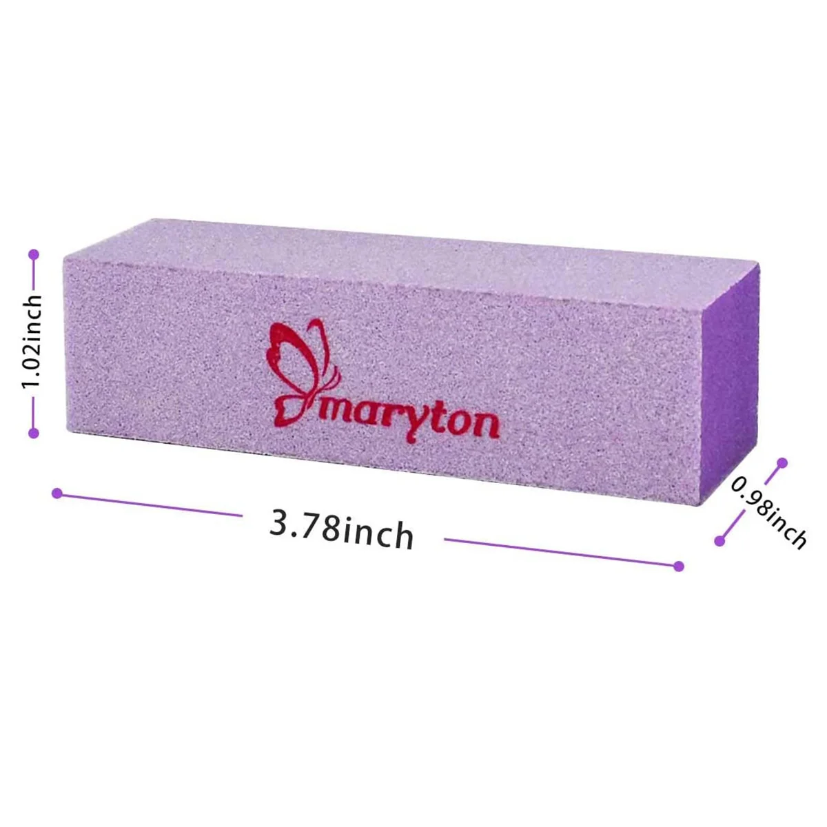 4 Ways Nail Buffer Disposable Sandpaper Sponge Buffering Block 100/100/180/180 Grit Sanding Buffers for Manicure Buffing Tools