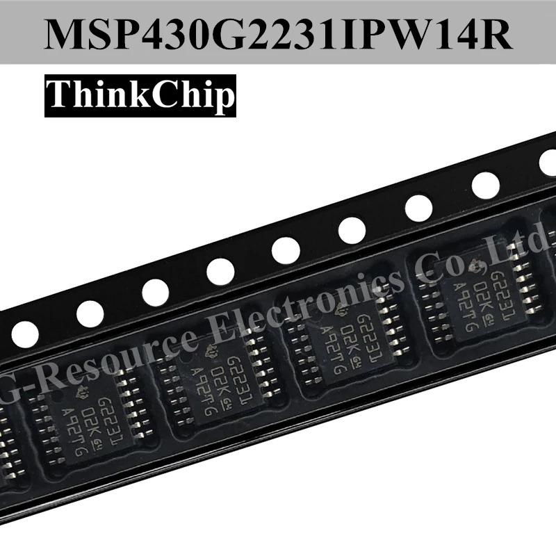 MSP430G2231IPW14R MSP430G2231 TSSOP14 Mixed Signal Microcontroller IC (Marking G2231 ) New Original
