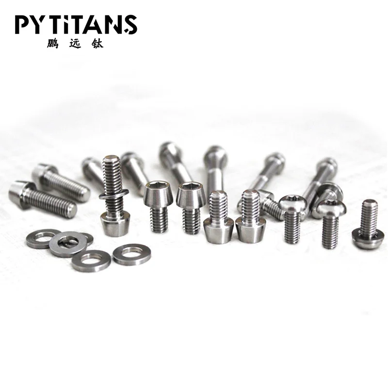 

Bike Titanium Screws Bolts Group Set for MTB Bicycle Whole Bike Assemble Screw Kit 40Pcs Ti Bolts