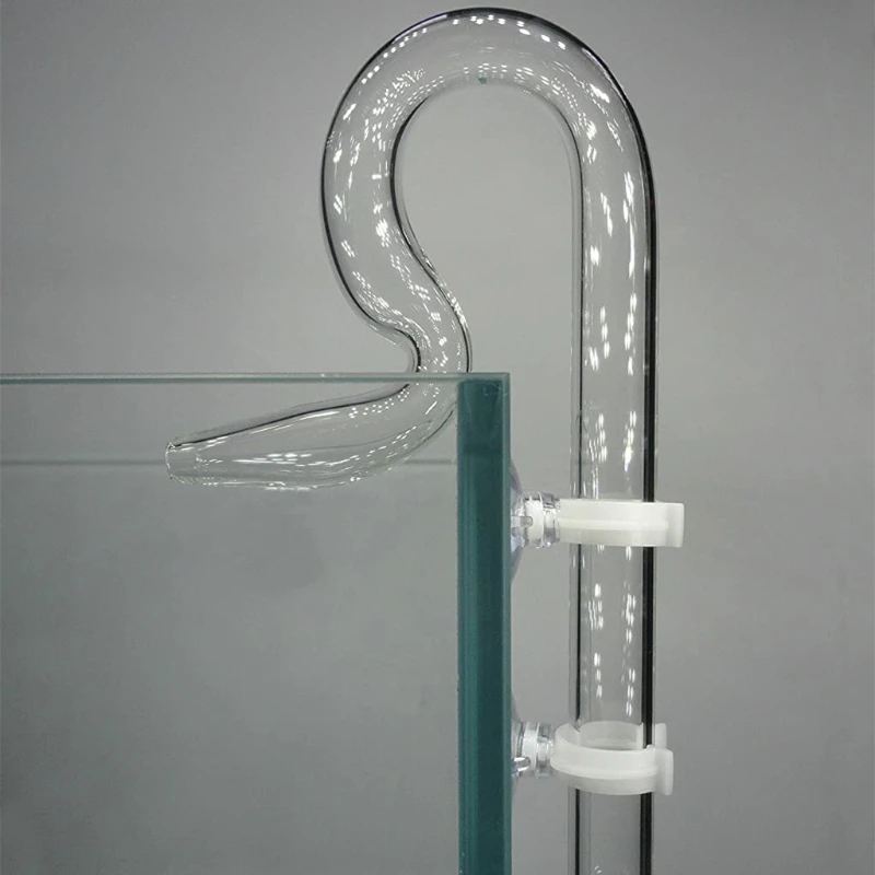 Glass Jet Outflow Lily Pipe Create Strong Water Current Suitable for Nano Aquarium Mini Pool Fish Tank Planted Tank