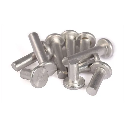 Imagen 2 del producto GB109 M2 M3 M4 M5 M6 M8 Remaches sólidos de aluminio Remache de cabeza plana de golpe AL