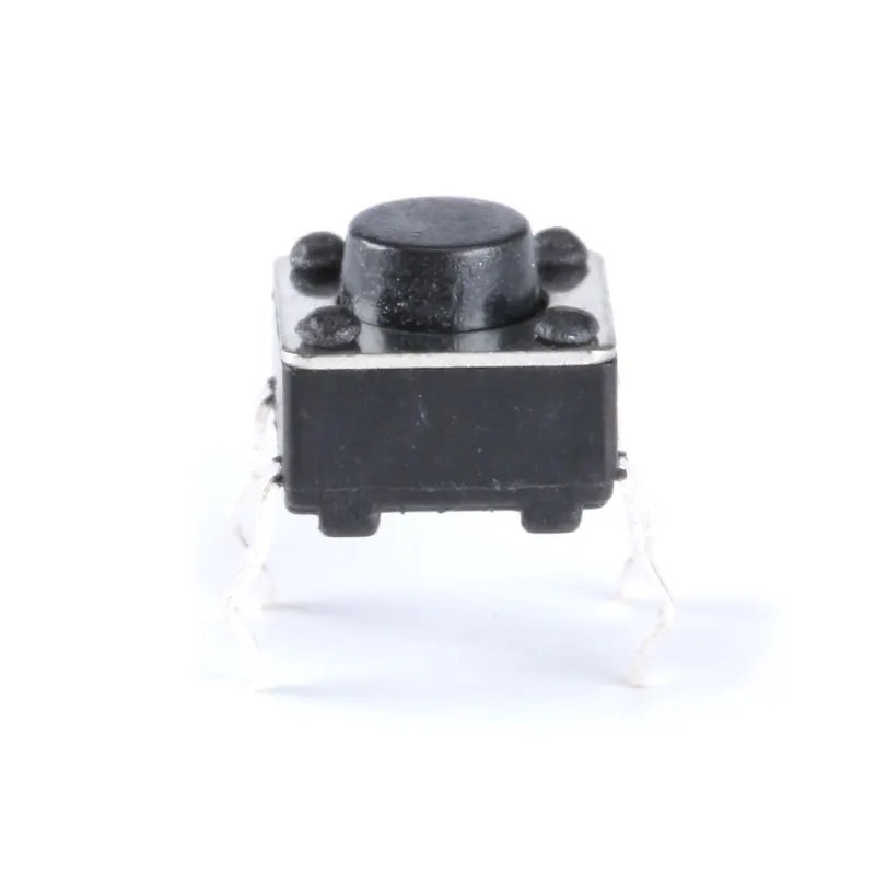 100pcs/lot 4 pin Mini Micro Momentary Tactile Push Button Switch 6*6*5mm ON/OFF keys button DIP 6x6x5mm