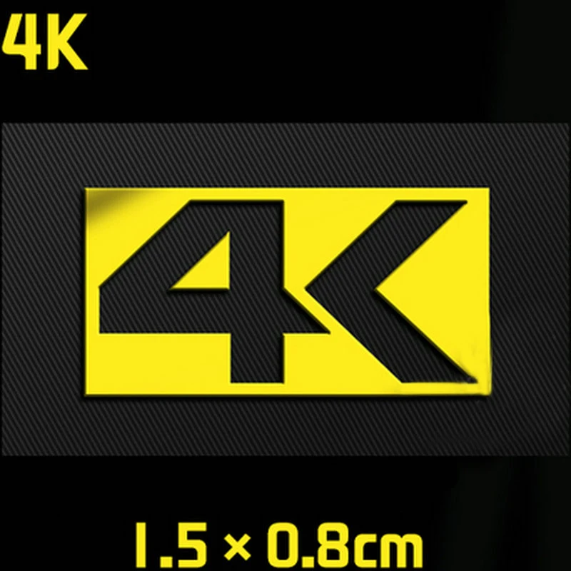 4k hdr fhd粘着ラベル,テレビ,モニター,ホームシアター,携帯電話,金属転写ステッカー