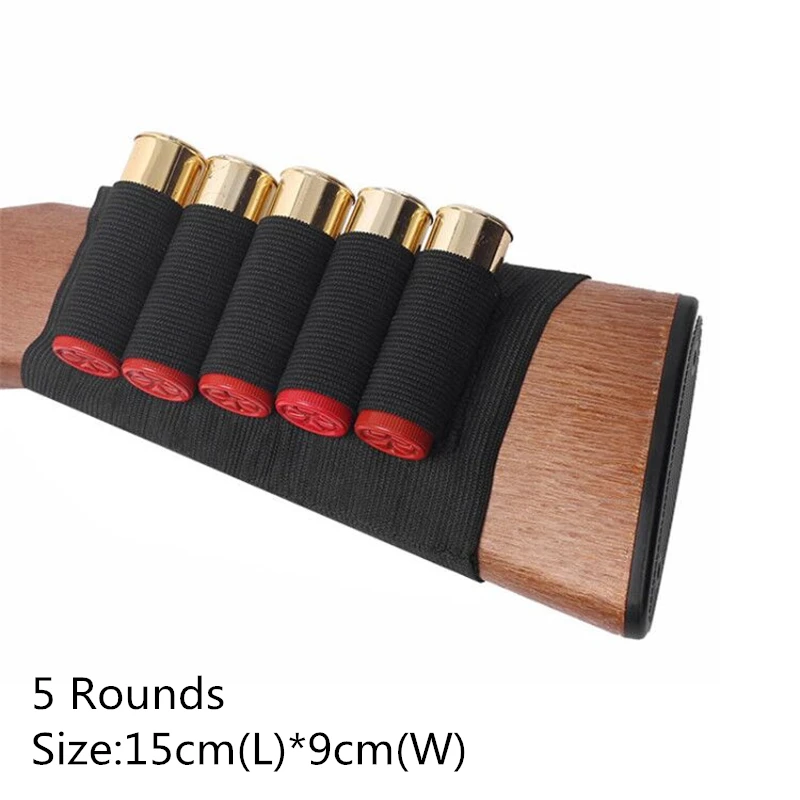 5/8/9/14 Rounds Buttstock Pouch Shell Holder Bullet Cartridge Bandolier Tactical Hunting shooting Accessory