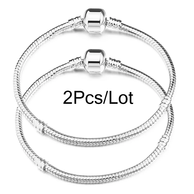 BAOPON 2 Teile/los 3MM Runde Geflochtene Pu Leder Charme Armbänder Für Frauen Passt DIY Perlen Marke Armbänder Schmuck Dropshipping