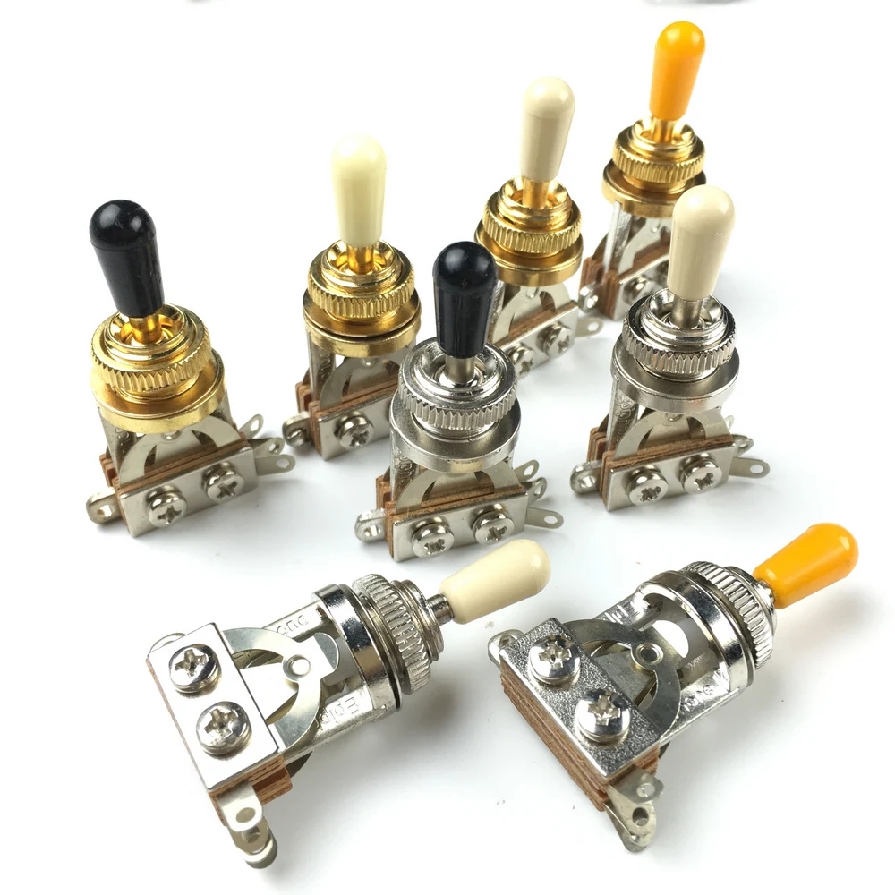 1 Piece 3-way Electric Guitar Pickup Selector Toggle Switch For EPI LP SG Nickel  Gold MADE IN KOREA