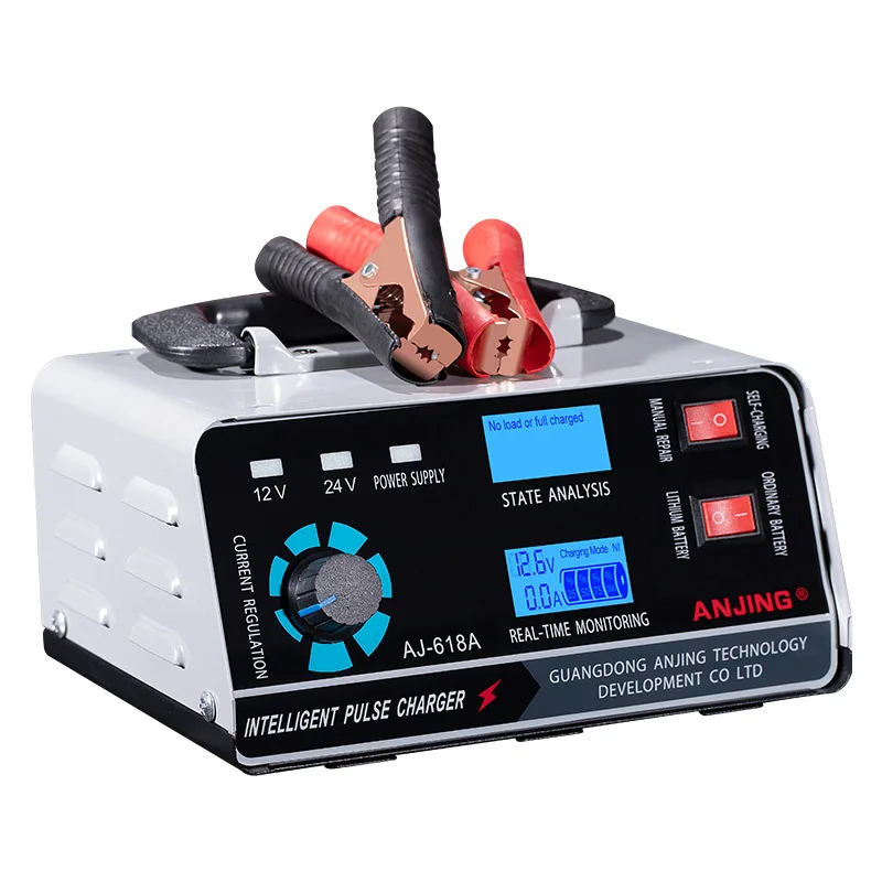 

New Car Battery Charger 12V/24V Enhanced Edition High power 400W Automatic Intelligent Pulse Repair motorcycle battery charger