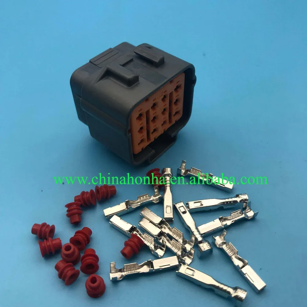 5 pcs 6195-0149 car Electrical Connector DL 090 12 Pin Female With Terminals and Seals