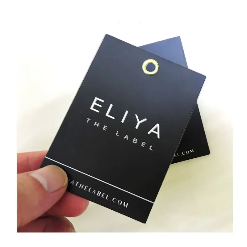 

Custom Printed Logo Paper Swing Hang Tag clothes gift