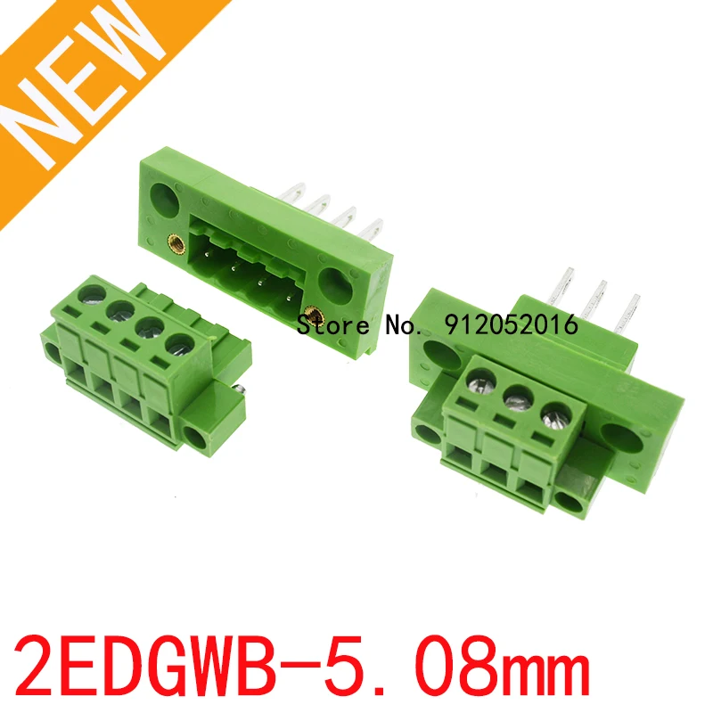 2EDGWB-5.08mm Pitch 2EDGKM 2P/3P/4P/5P/6P/8P/9P/10P/12P/16P/18P/22P/24 Pin Pluggable Terminal Block Connector