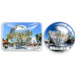 Universal Studios Los Angeles Fridge Magnet World Travel Souvenir glass Refrigerator Magnetic Stickers Home Decor Tourist gift