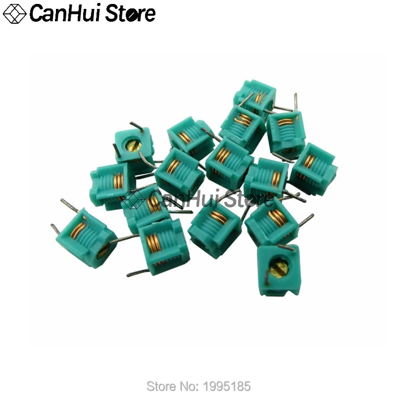 20pcs Adjustable inductor MD0505 *5-1.5T 2.5T 3.5T 4.5T 5.5T molded inductor hollow coil inductor Inductance 5 * 5