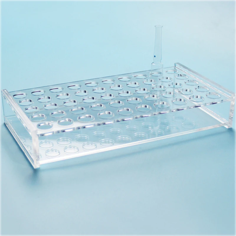 1pcs Clear 1/2/5/10/20ml PMMA ampoule bottle perspex Rack For School Lab