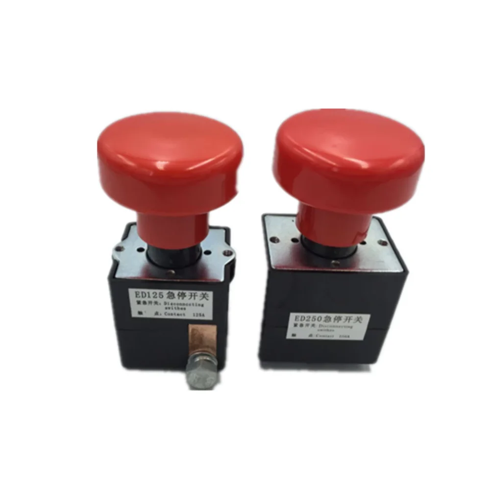 

ZJK125 ( ED125 ) ZJK250 ( ED250 ) Emergency disconnecting switch push button switch 125A 250A for car automobile vehicle