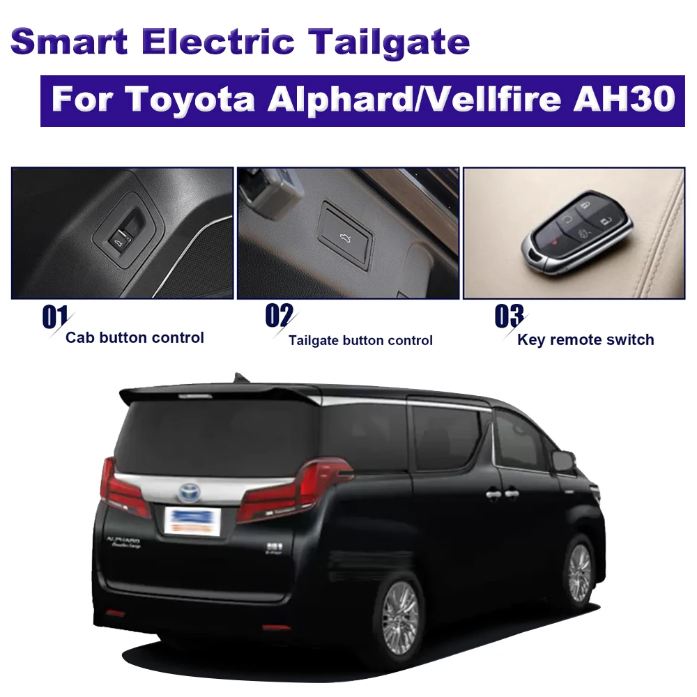 

For Toyota Alphard/Vellfire AH30 2016-2024 Car Electric Tailgate Auto Accessories Trunk Lids Power Lift Remote Control