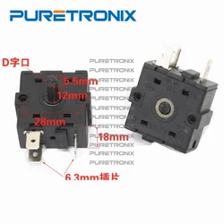2PCS 25T125 PA66 16A 3Pins 32*32*18mm Switch New