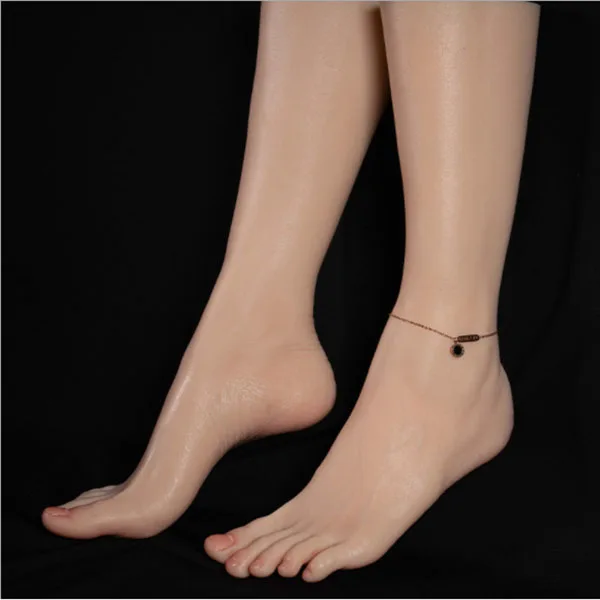 Sexy Female Silicone Mannequin Sock Silicone Foot Model Lifelike Customized