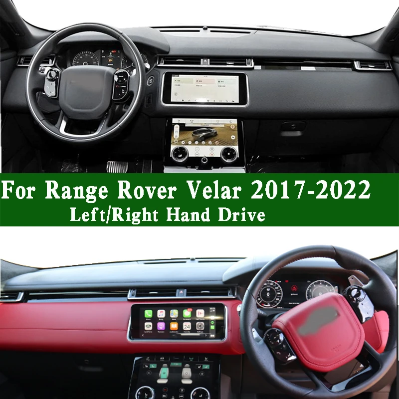 

For Land Range Rover Velar D180 D240 P380 L560 2017-2022 Dashmat Dashboard Cover Instrument Panel Pad Anti-Dirt Proof Dash Mat