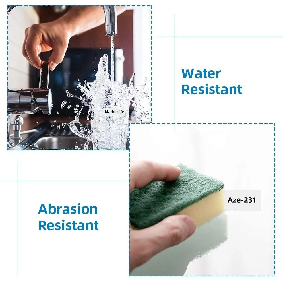 Unistar TZe-231 TZe-221 Label Tape Compatible With Brother PT Label Printer Ribbons tze-231 TZe-221 TZe-251 Label Maker Printer