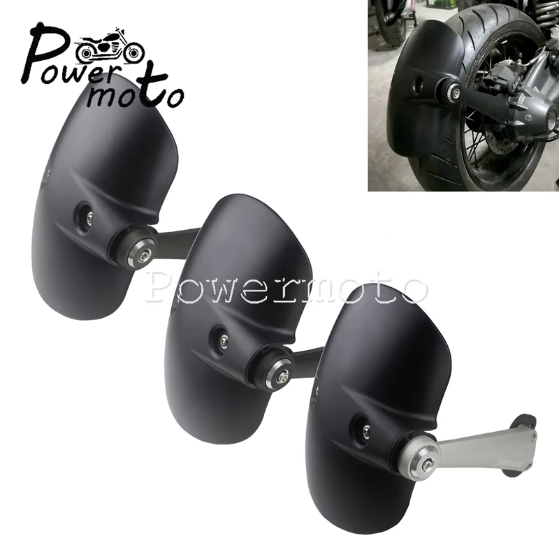 

3 Colors Motorcycle Scrambler Rear Mudguard Hugger Splash Fender Side Arm Mud Cover for BMW R NINE T 2014-2018 R9T