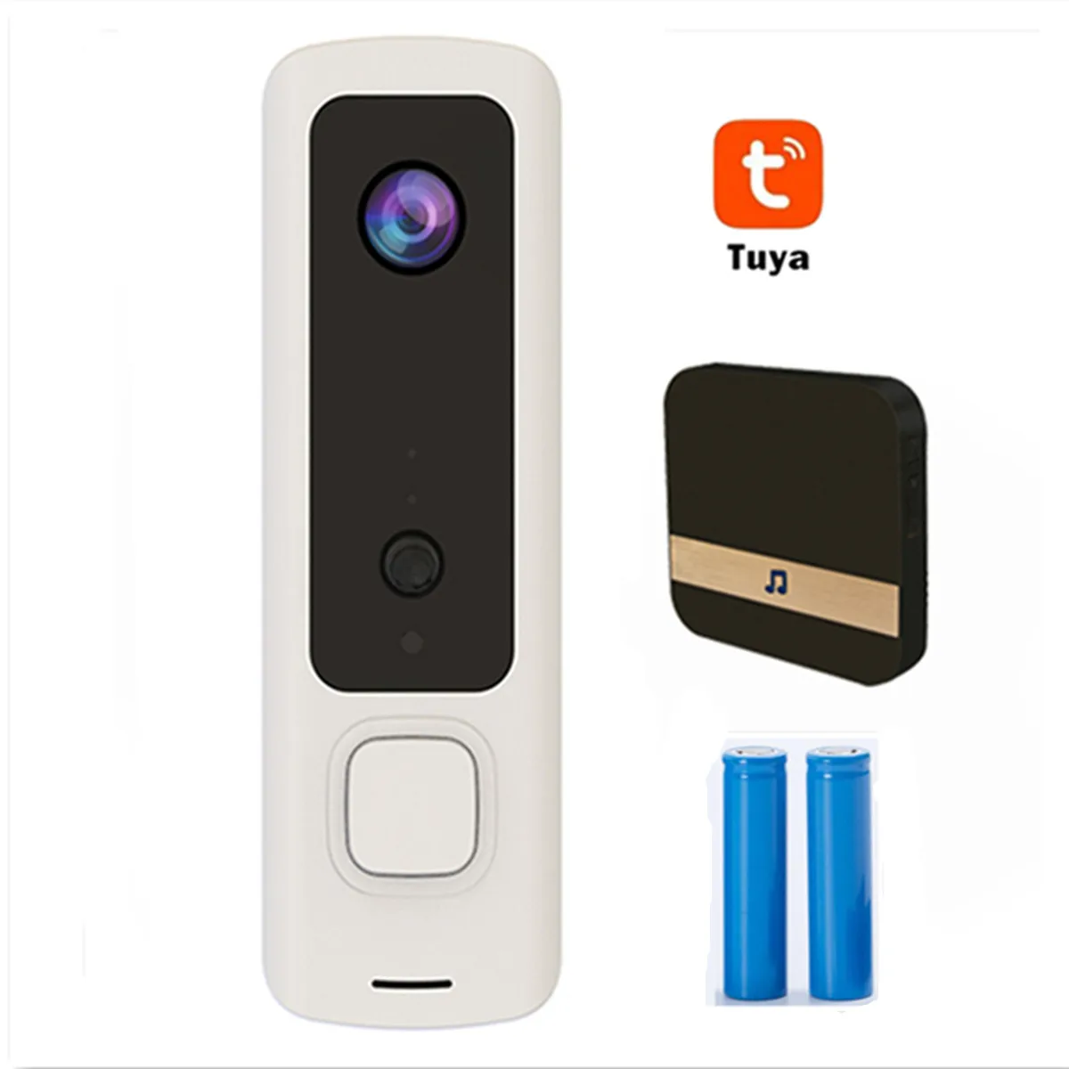 Tuya 720P HD Smart Doorbell Camera WiFi Wireless Video Intercome Security Camera Outdoor For Remote Monitoring IR Night Vision