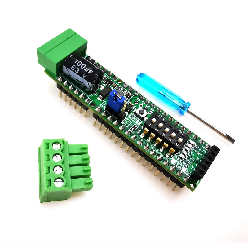 INHAOS MD-Nano485 12V a 48V Bus Alimentato RS 485 RS-485 422 Ricetrasmettitore Aggiornamento Scheda di Sviluppo Migliorato Nano R3 Per PLC