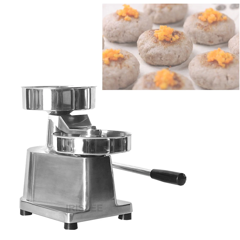 Manual Hamburger Press Stainless Steel Makers Commercial Meat Burger Presses HandControl Hamburguesas Maker