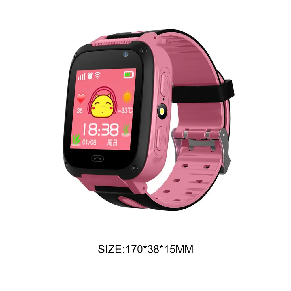 1.44 Inch Screen Children Smart Watch Anti Lost Monitor Kids Remote Camera SOS Emergency Alarm Watch Phone Support 2G/3G