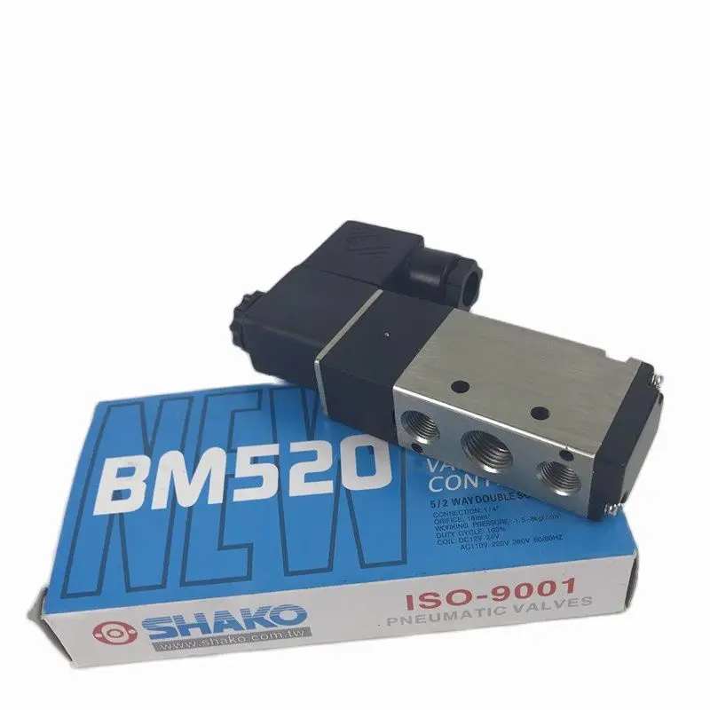 Pneumatic Solenoid Valve Commutation Control BM520 BM520-02S 2 position 5 way Elevator Parts Lift Accessories