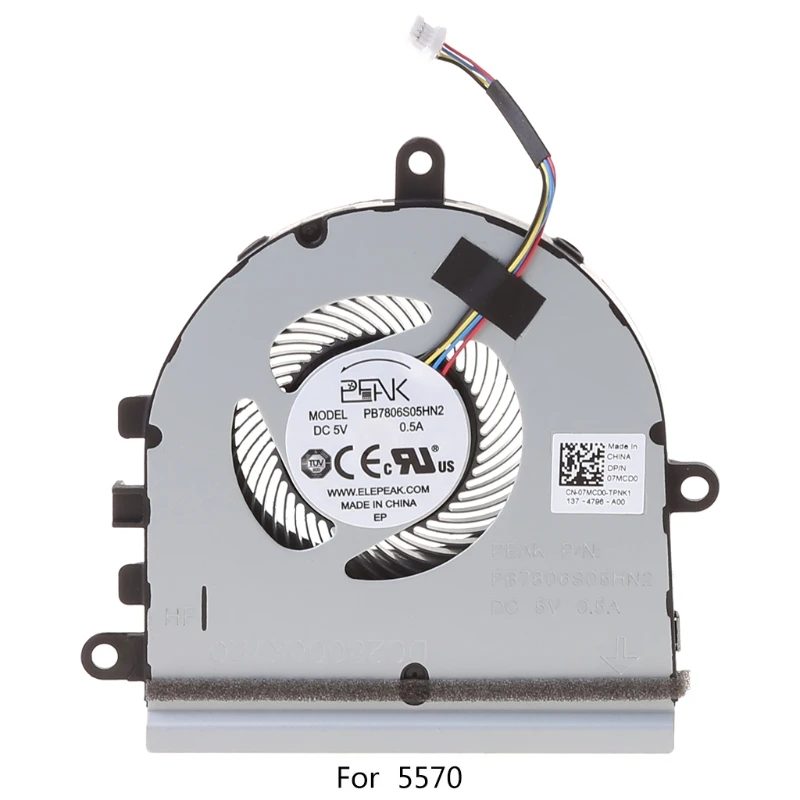 مروحة تبريد بديلة للكمبيوتر المحمول من Dell Inspiron 15 5570 5575 ، ملحقات الكمبيوتر