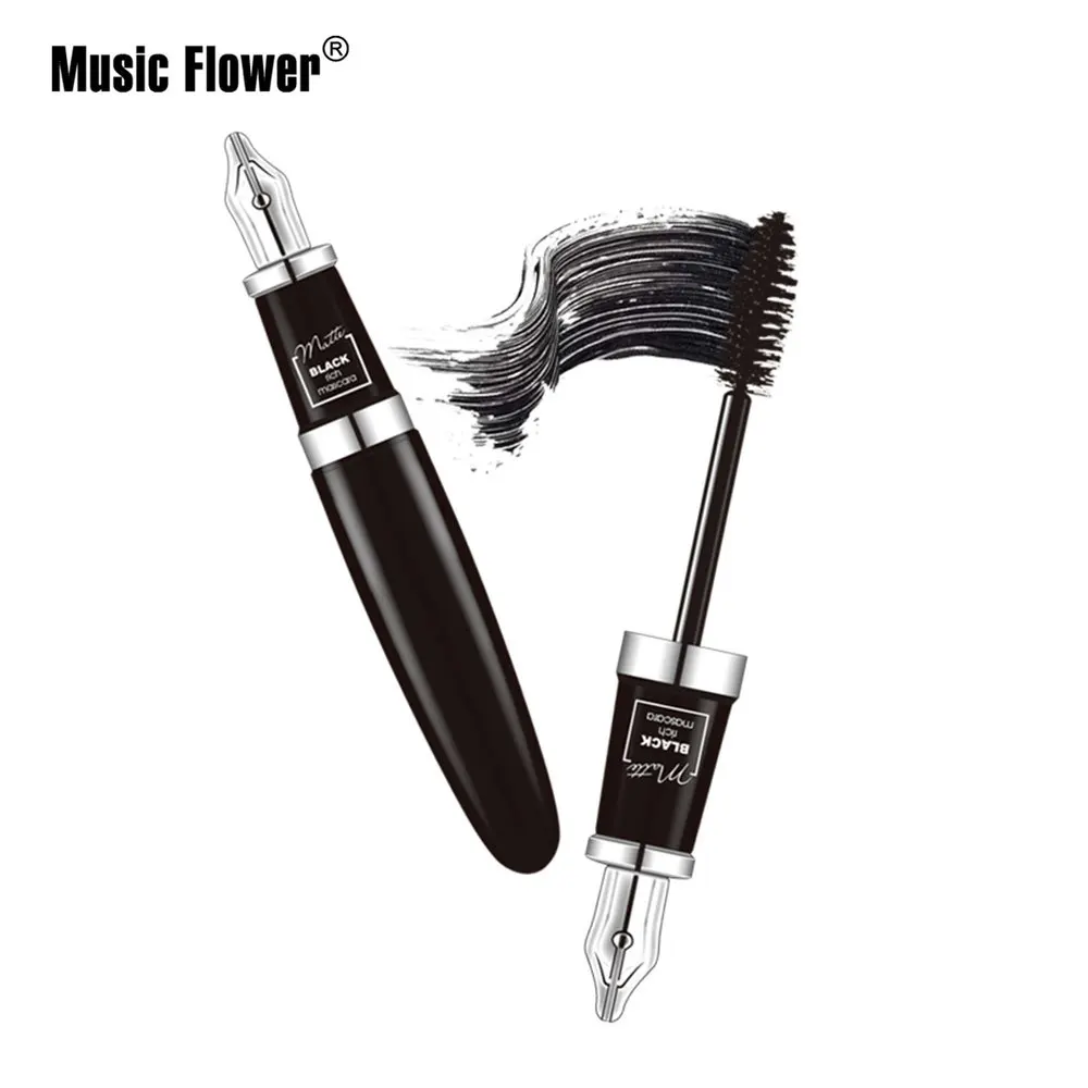 Ingrich – Mascara en forme de fleur de musique, brosse à Olive, tête roulée