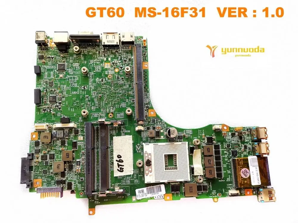 MS-16F31 VER 1.0 For MSI GT60 MS-16F3 laptop motherboard  HM77 DDR3   tested good