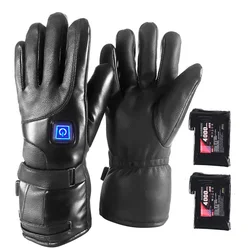 Gants électriques chauds pour hommes et femmes, gants de sport métropolitains, batterie 4000mA, chaleur 62, mitaines pour l'escalade et le ski, hiver