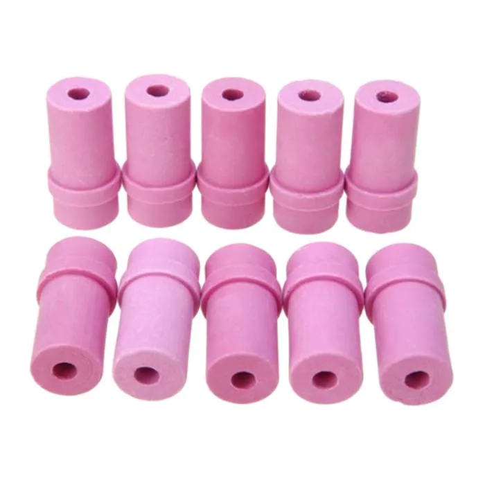 Ceramic Sandblast Nozzle Air Sandblaster Tips For Pneumatic Blasting Tools 10Pcs 2x1.5x4Cm