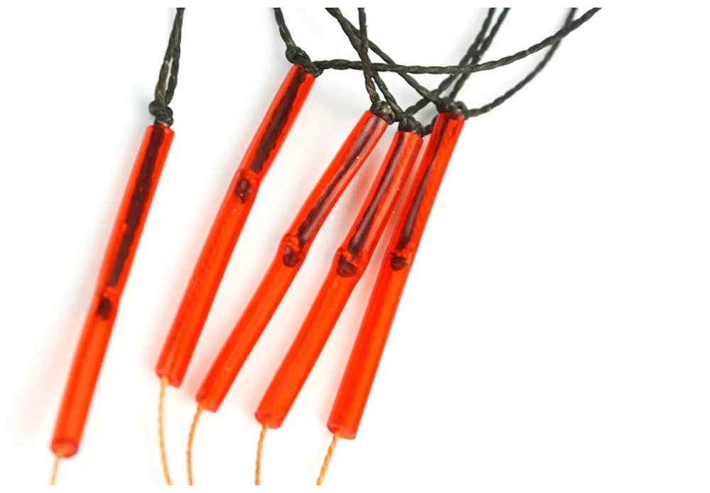 5er-Pack Hochkarbon-Stahl-Angelschnur mit 5 Einzelhaken, Wirbelködern und Bleigewichten für Meeresangeln – Pesca 3 # -13 # – Detail 8