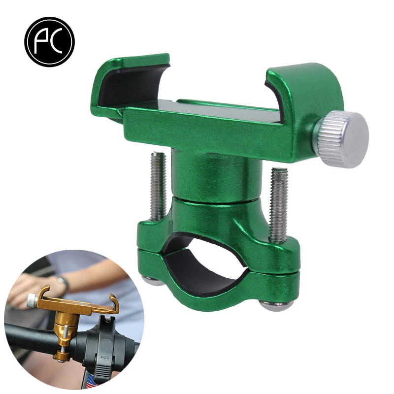 Suporte para telefone pcycling, liga de alumínio, rotação de 360 ​​graus para smartphone, suporte ajustável, gps, suporte para telefone de bicicleta