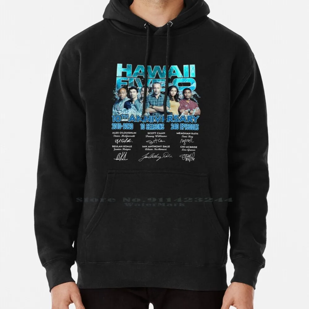 

10th Anniversary Of Hawaii Five-0 Thank You For The Memories Hoodie Sweater 6xl Cotton 10th Anniversary Of Hawaii Five 0 Hawaii