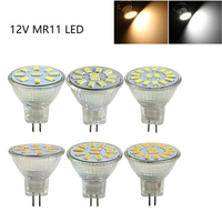 MR11 Led Spotlight AC/DC 12V Dimmable 3W 5W 7W SMD5730 MR11 LED Lamp Bulb Cold/Warm White GU4 Led bulb Light Energy Saving light