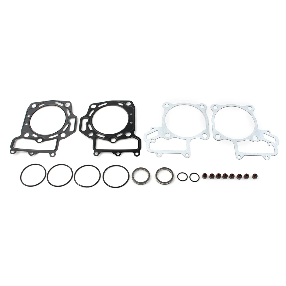 16pcs Top End Complete ATV Engine Full Gasket Kit Gaskets Set For Kawasaki Brute Force 750 4x4i 2005-2013 2014 2015 2016 2017