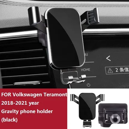 

Mobile Phone Holder For Volkswagen T-ROC Teramont Tharu Air Vent Mount Bracket GPS Phone Holder Clip Stand in Car